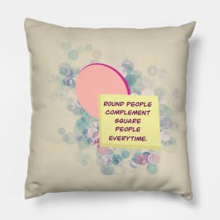 Square People Pillow