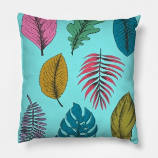 Tropical Leaves #2 Pillow