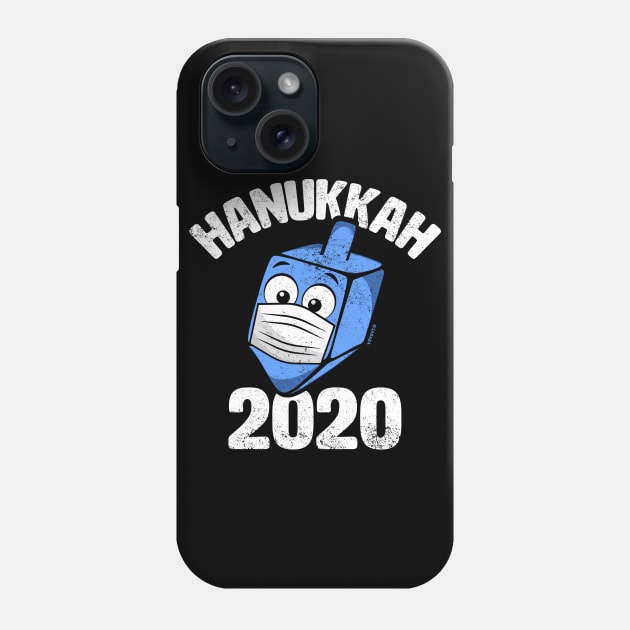 Hanukkah 2020 Dreidel Wearing Face Mask Phone Case by sababa