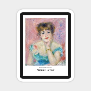 Portrait of Jeanne Samary - Poster Magnet