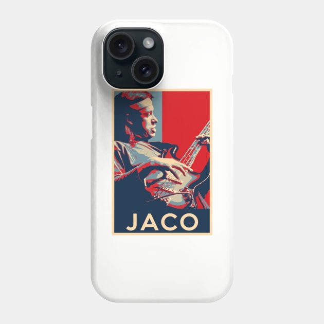 Jaco Pastorius Hope Poster - Sizes of Jazz Musician History Phone Case by Quentin1984