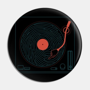 The sound of my fingertips Pin