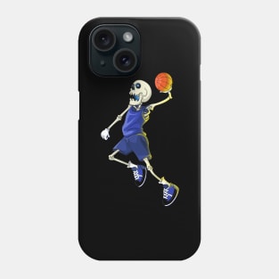 Urban Skeleton Retro Slam Dunk Basketball Phone Case