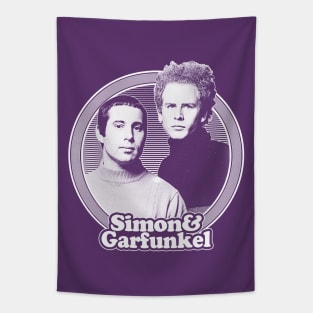 Simon & Garfunkel /// Retro Fan Art Design Tapestry