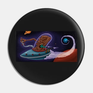 Space Tiki Pin