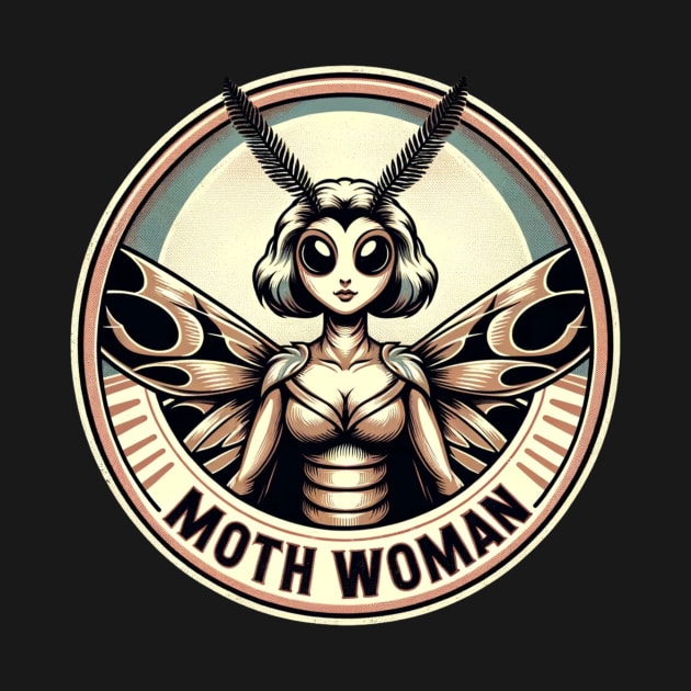 Moth Woman, Moth Man Meme, Funny Cryptid Sci-Fi by ThatVibe