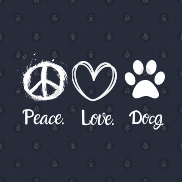 Peace Love Dog by Batrisyiaraniafitri