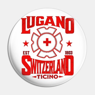 Lugano Switzerland Pin