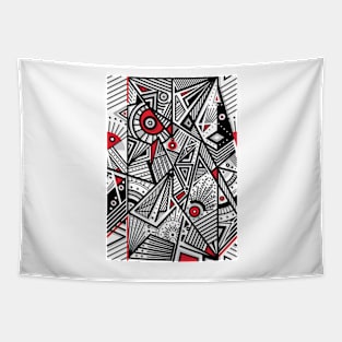 Geometric mess Tapestry