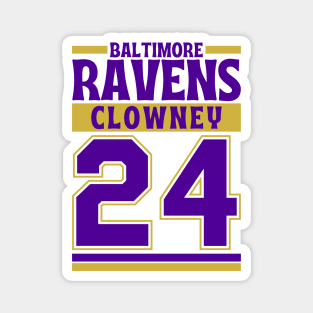 Baltimore Ravens Clowney 24 Edition 3 Magnet