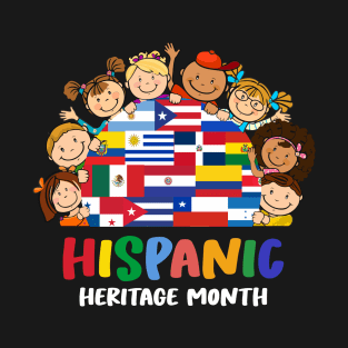 Hispanic Heritage Month Kids Boys Girls Latino T-Shirt