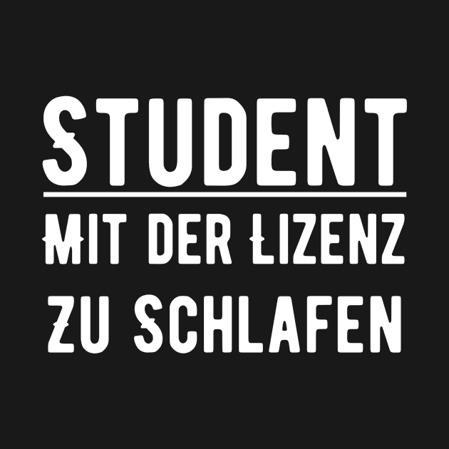 Student Mit Der Lizenz Zu Schlafen by SinBle