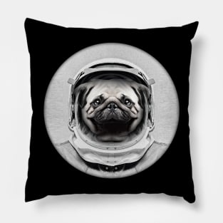 Astronaut Pug Pillow