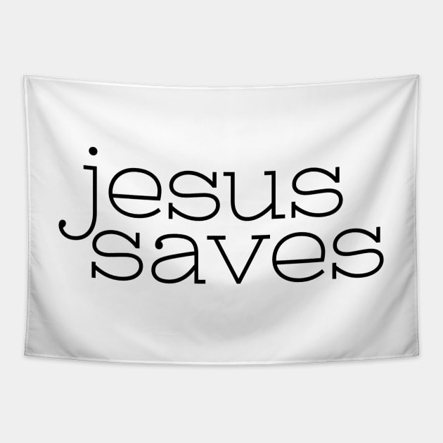 Jesus Saves Tapestry by LaurenPatrick