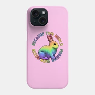 More Rainbow Bunny Phone Case