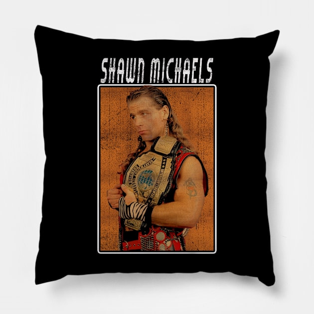 Vintage Shawn Michaels Pillow by The Gandol