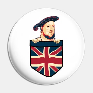 King Henry VIII Chest Pocket Pin