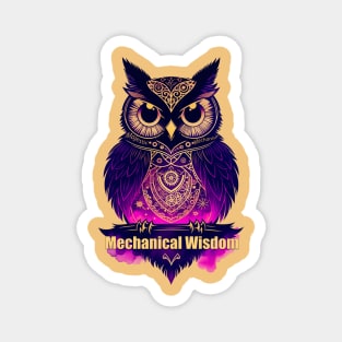 Steampunk Owl Magnet