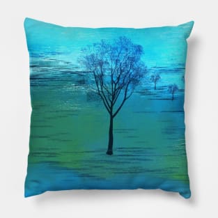 Waterscape ( from the blue phase of the artist J.M ) Pillow