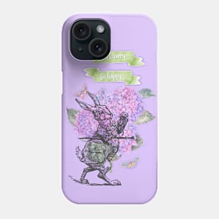 White rabbit in wonderland Phone Case