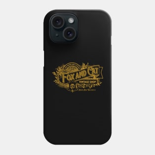 The Fox and Cat Vintage Phone Case