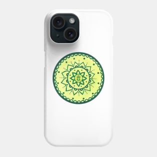 Mandala heart chakra Phone Case