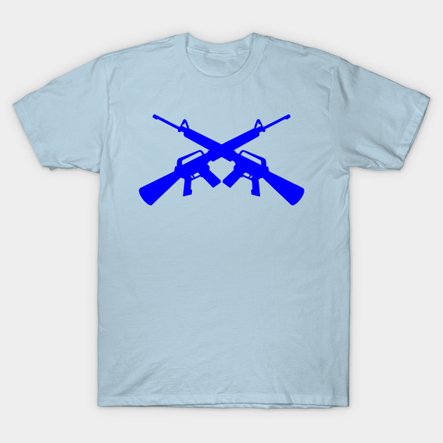 Crossed M16s - M16 - T-Shirt | TeePublic