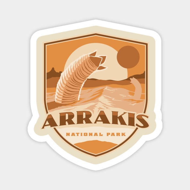 Arrakis National Park Magnet by MindsparkCreative