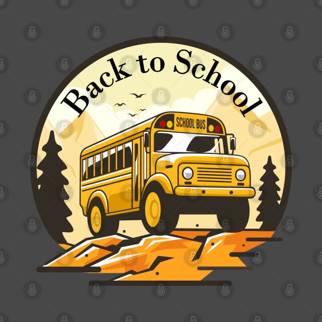 Back to school with bus yellow by creative.z