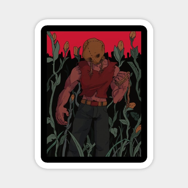 cornfield slasher Magnet by KITTYFROGS