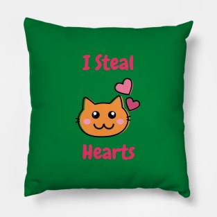 I Steal Hearts Pillow