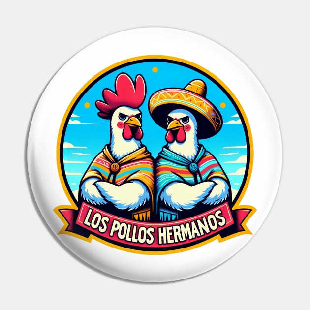 "Los Pollos Hermanos" - Breaking Bad Flavor and Style Pin by Doming_Designs