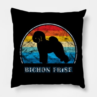 Bichon Frise Vintage Design Dog Pillow