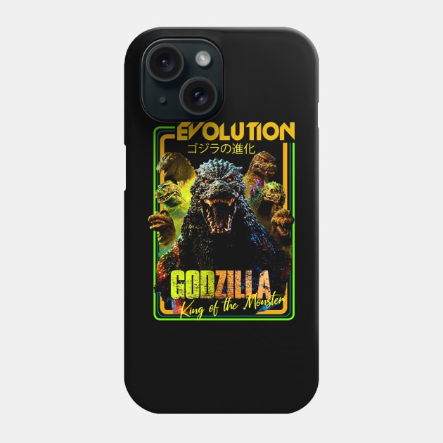 GODZILLA EVOLUTION Phone Case by RAINYDROP