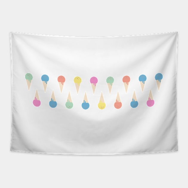 Ice cream Tapestry by melomania