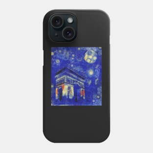 Full moon over Paris Van Gogh Monet Cézanne Phone Case