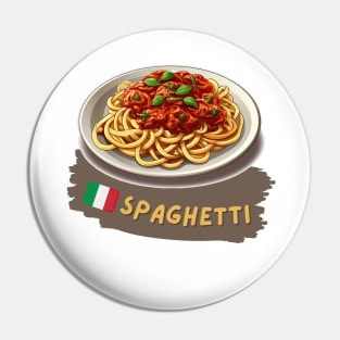 Spaghetti | Italian cuisine | Traditional Food Pin