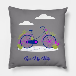 Love My Bike Pillow