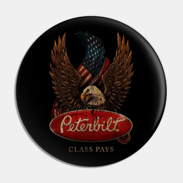 Peterbilt Class Pays Exclusive Pin by vintage.artillustrator