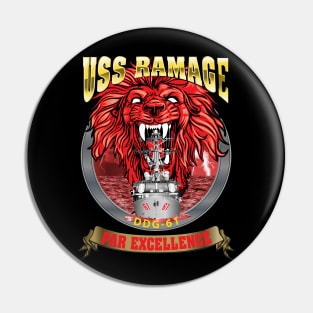 USS Ramage - DDG 61 - Par Excellence Pin