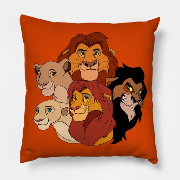 Family Portrait Pillow by SophieScruggs