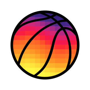 PHX Sunset Basketball - White T-Shirt