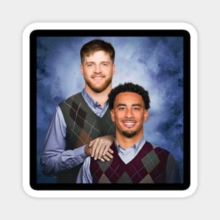 Vintage Packers Tucker Kraft And  Jordan Love Step Brothers Magnet