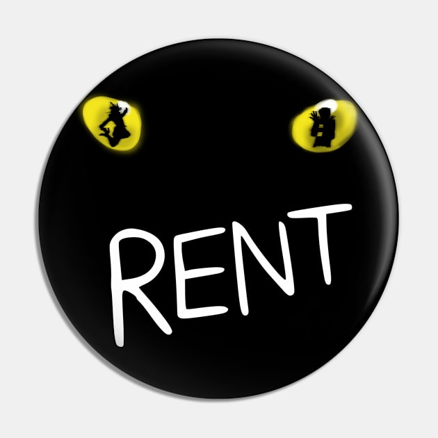 CATS (a la "Rent") (Non-Distressed) Pin by jywear