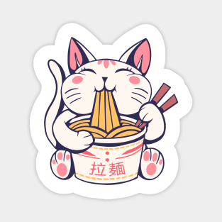 Ramen Cat Magnet