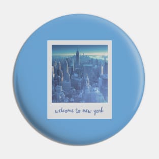 welcome to new york aesthetic Pin