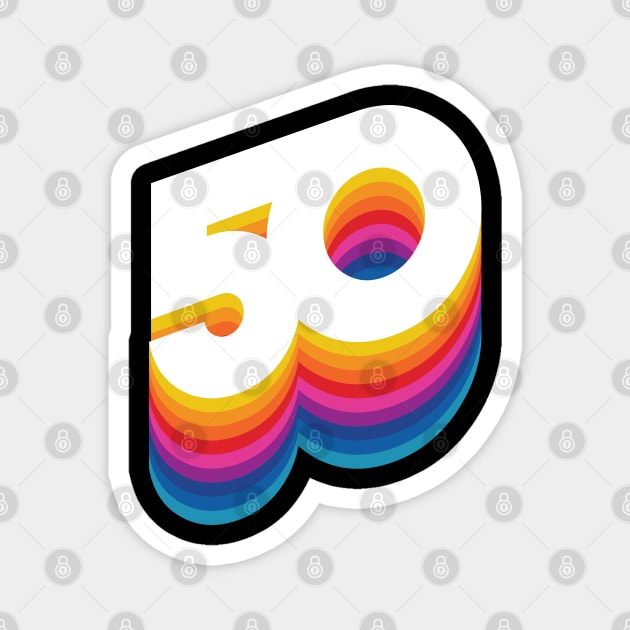 50 (Front) Magnet by Vicener