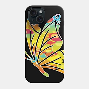 Cool butterfly colored t-shirt Phone Case