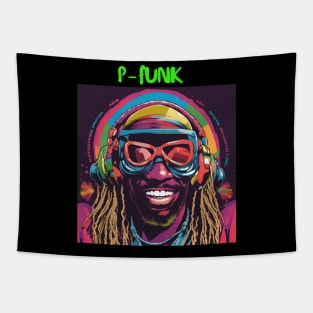 P - FUNK TRIPPY ART Tapestry