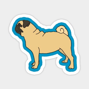 Pug Pocket Tee Magnet